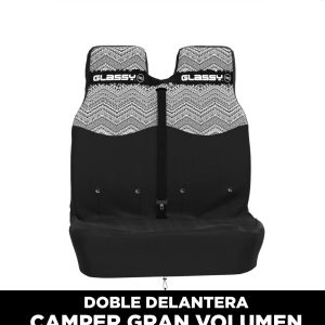 FUNDA SILLÓN “GLASSY” IMPERMEABLE ÉTNICO DOBLE DELANTERA CAMPER GRAN VOLUMEN (FIAT DUCATO,IVECO DAILY,SPRINTER,MOVANO,CRAFTER,MASTER)