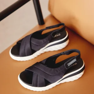 Sandalias en tejido acolchado para mujer Jena